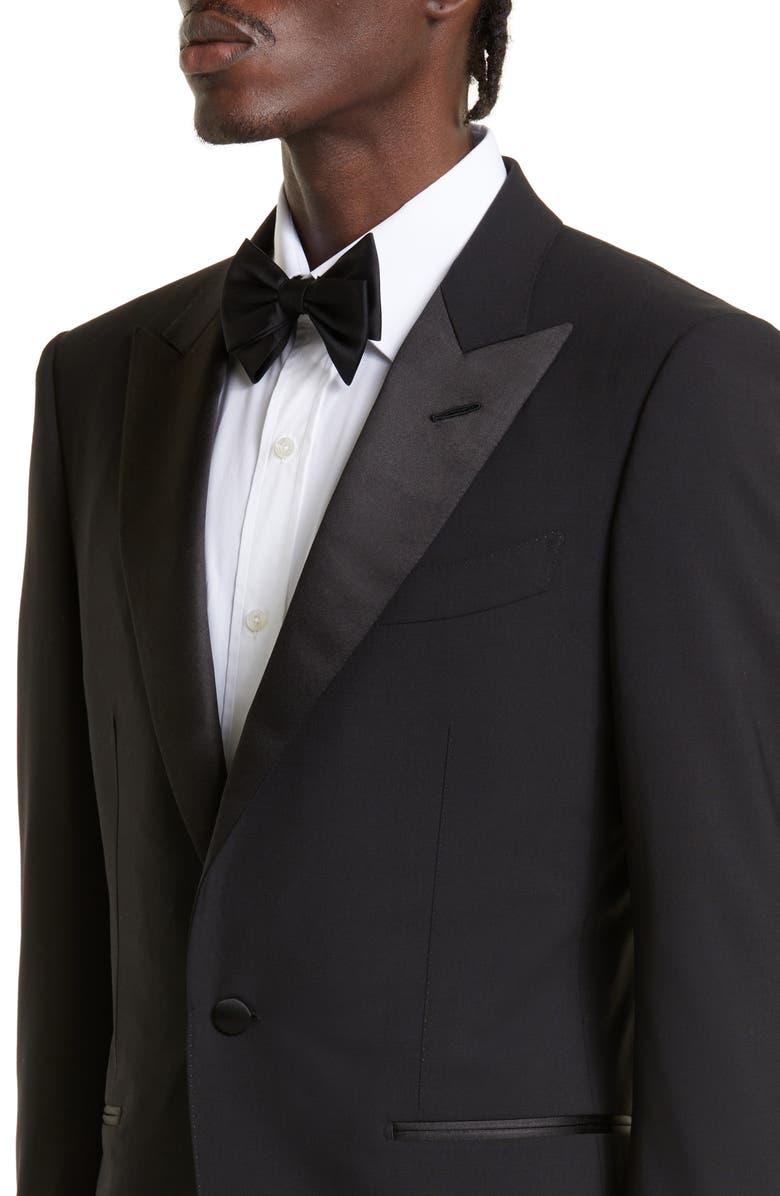 TOM FORD O'Connor Stretch Wool Tuxedo, Alternate, color, Black