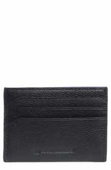 Johnston & Murphy Pebbled Leather Card Case