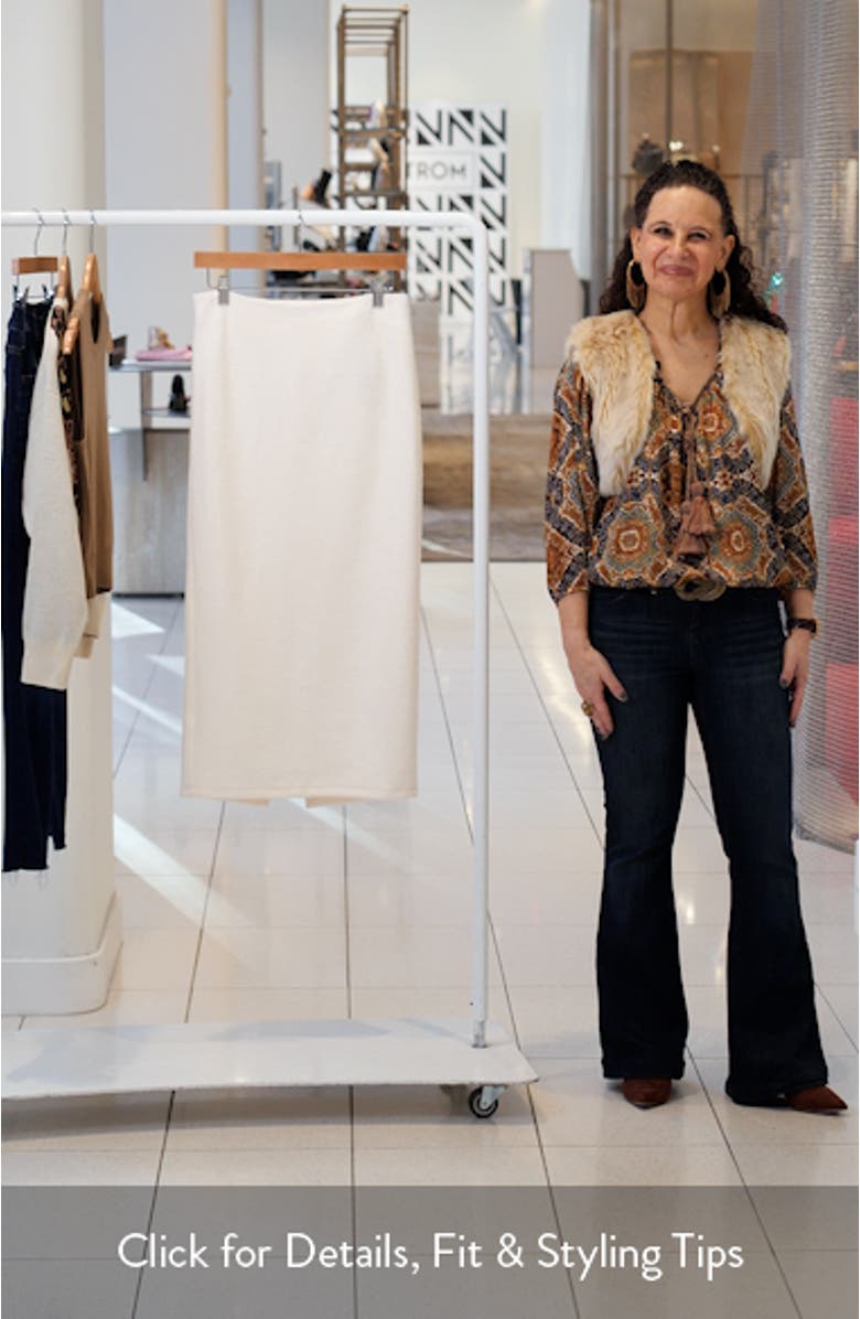 Lonce Wool Blend Maxi Skirt, sales video thumbnail