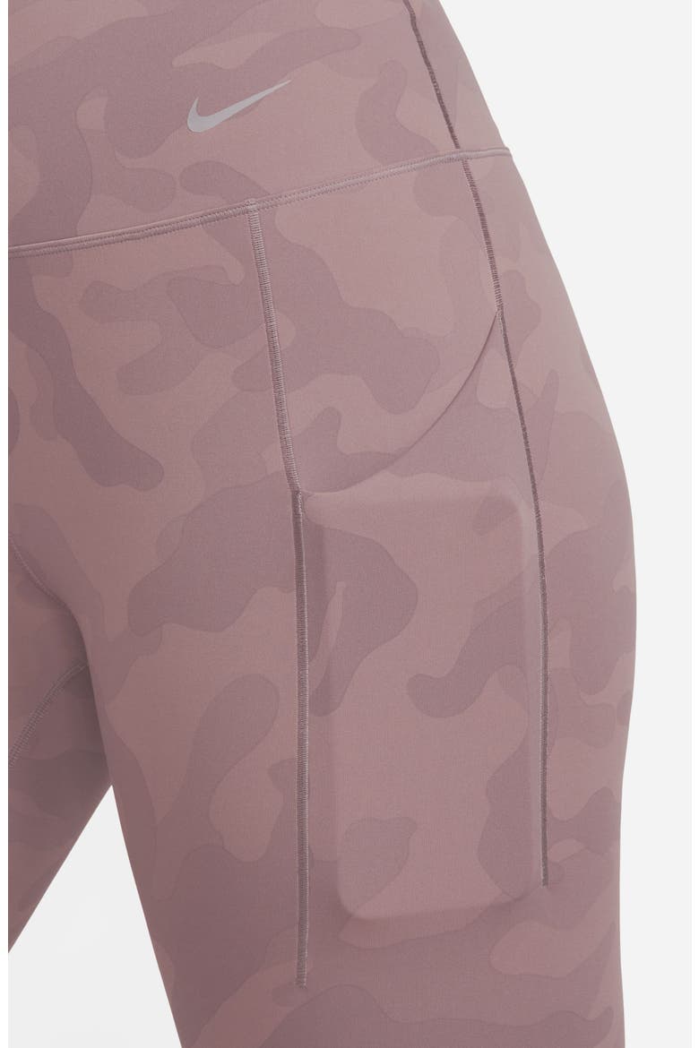 Universa Dri-FIT High Rise 7/8 Tights, Alternate, color, SMOKEY MAUVE/ BLACK