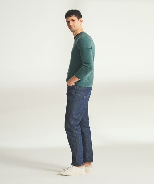 Naadam Lightweight Cashmere Contrast Trim Crewneck Sweater