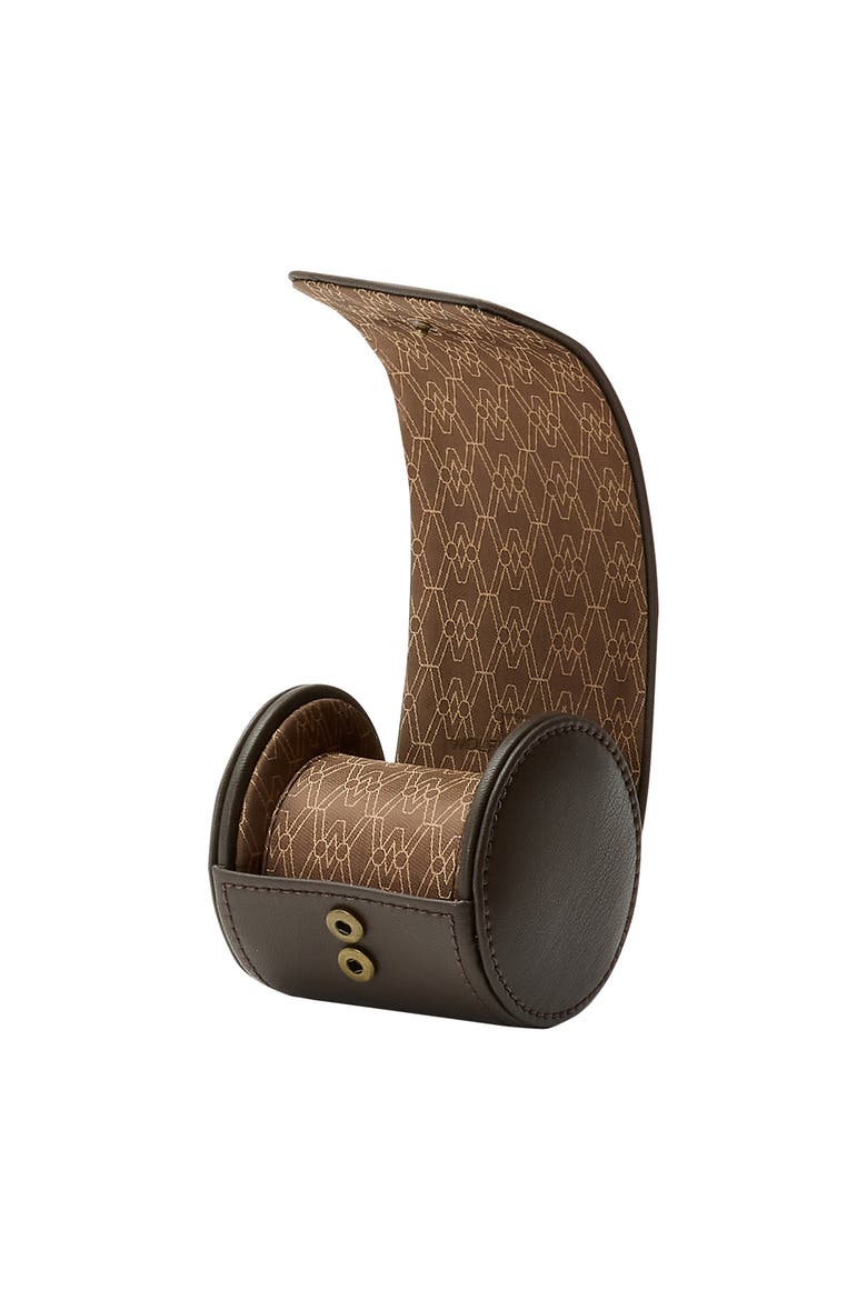Earth Single Watch Roll, Alternate, color, Coffee