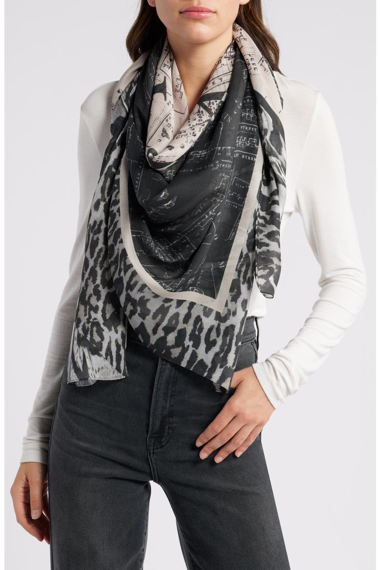 Spitalfields Spice Scarf, Main, color, BLUSH