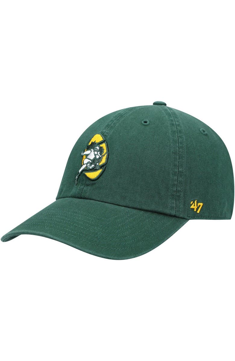 '47 Men's '47 Green Green Bay Packers Clean Up Legacy Adjustable Hat, Main, color, 