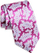 David Donahue Paisley Silk Tie
