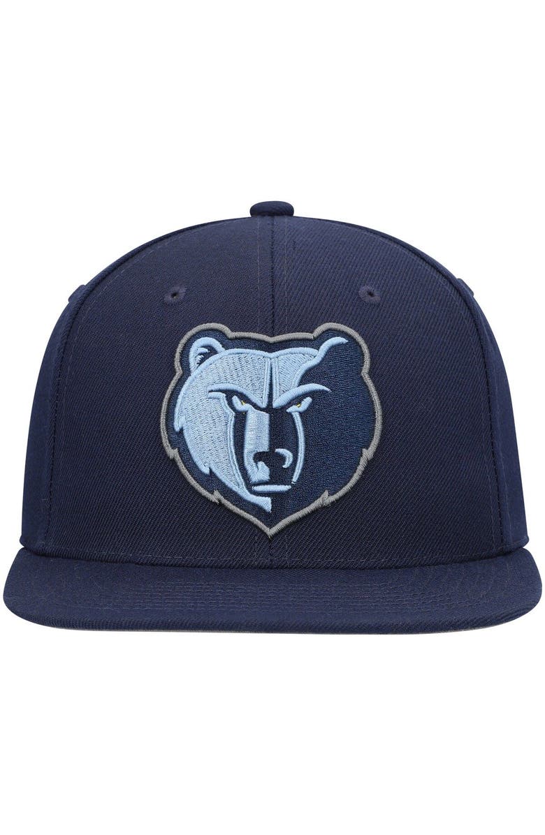 Mitchell & Ness Men's Mitchell & Ness Navy Memphis Grizzlies Ground 2.0 Snapback Hat, Alternate, color, Navy