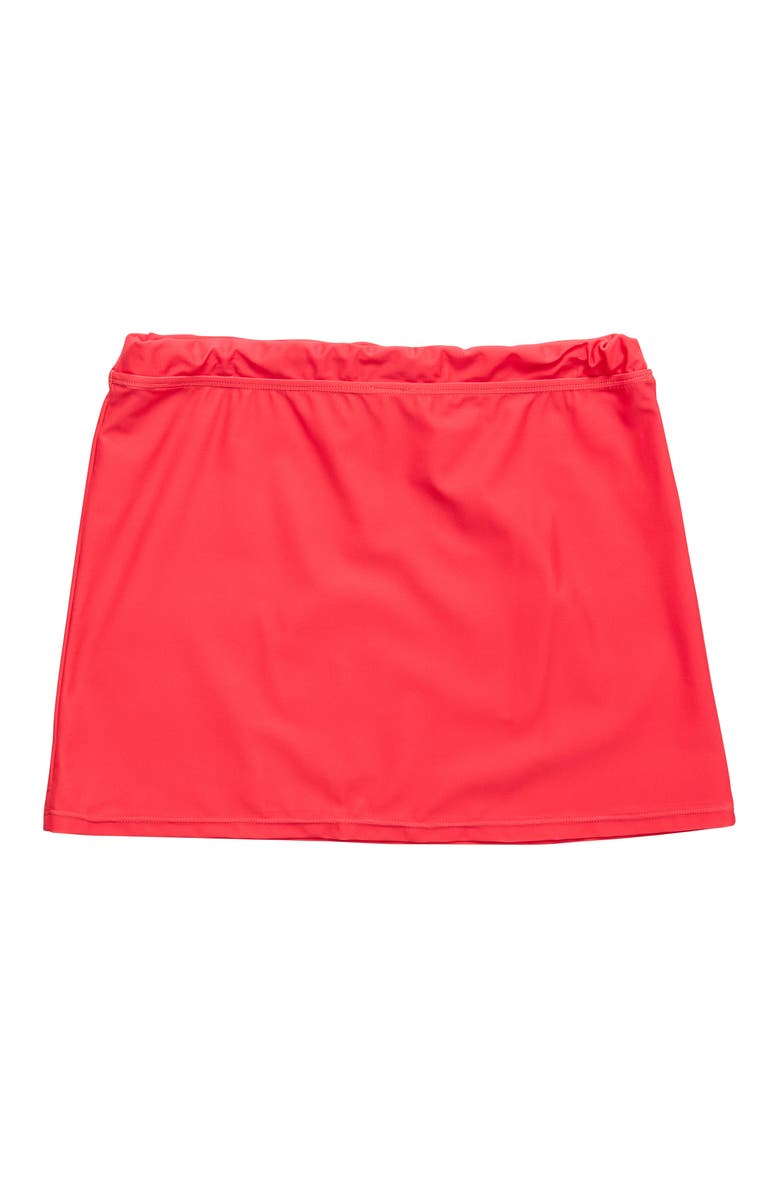 Snapper Rock Sustainable Swim Skirt, Alternate, color, Watermelon