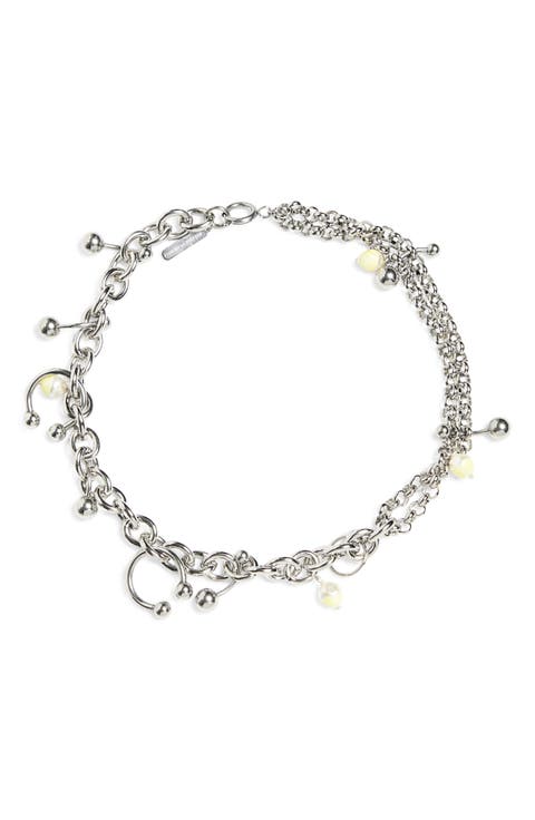 Holly Summer Faux Pearl Necklace