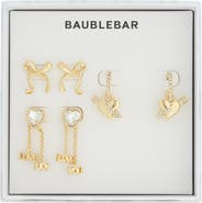 BaubleBar Set of 3 Love You Earrings