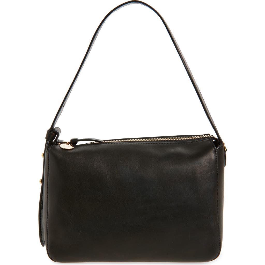 Clare V . Fleurine Leather Shoulder Bag
