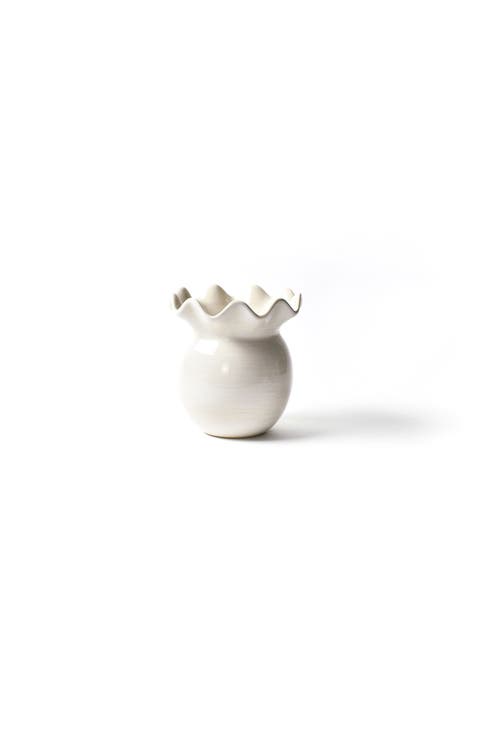 Signature White Ruffle Vase