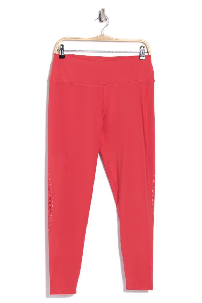 Grace Perforated 7/8 Leggings, Main, color, CARDINAL