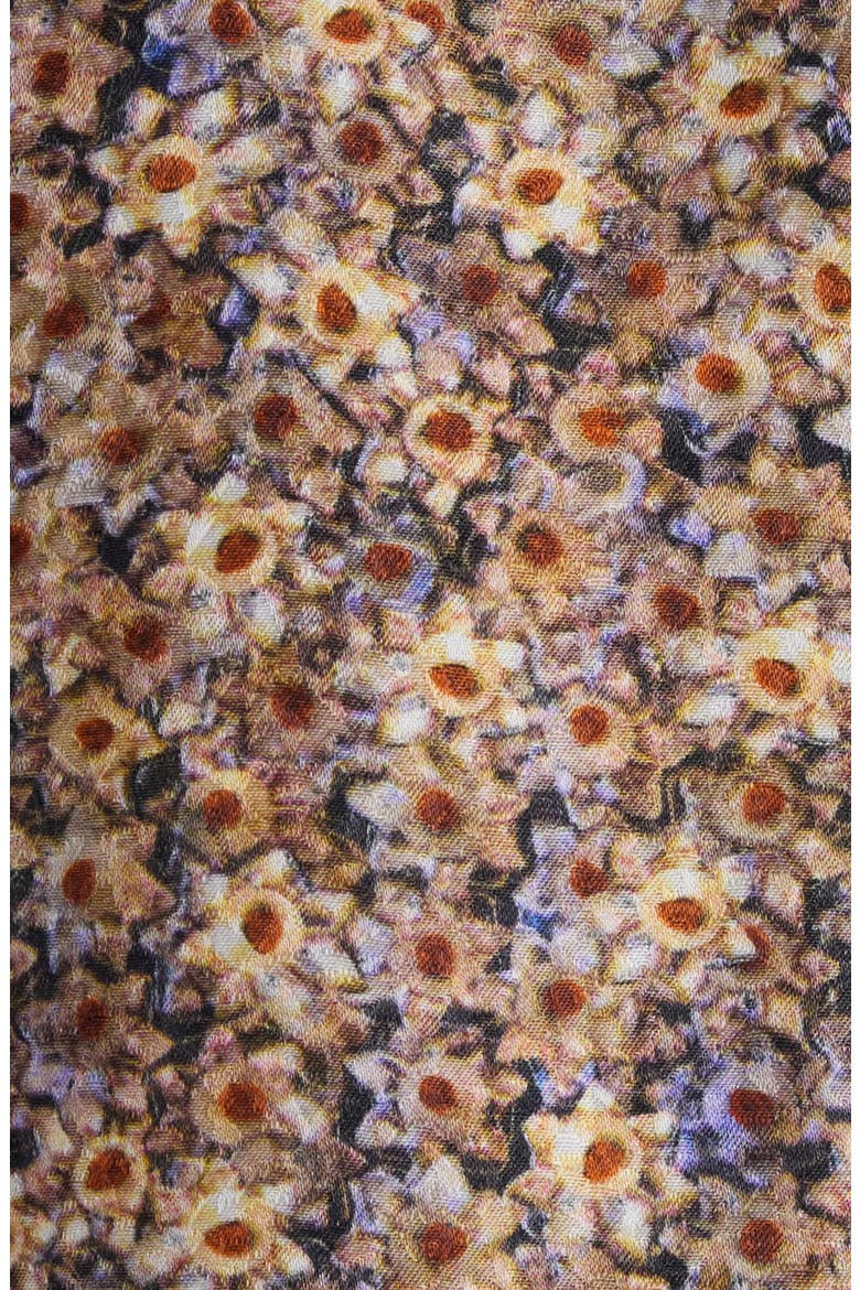 Lonea Floral Top, Alternate, color, OCHRE