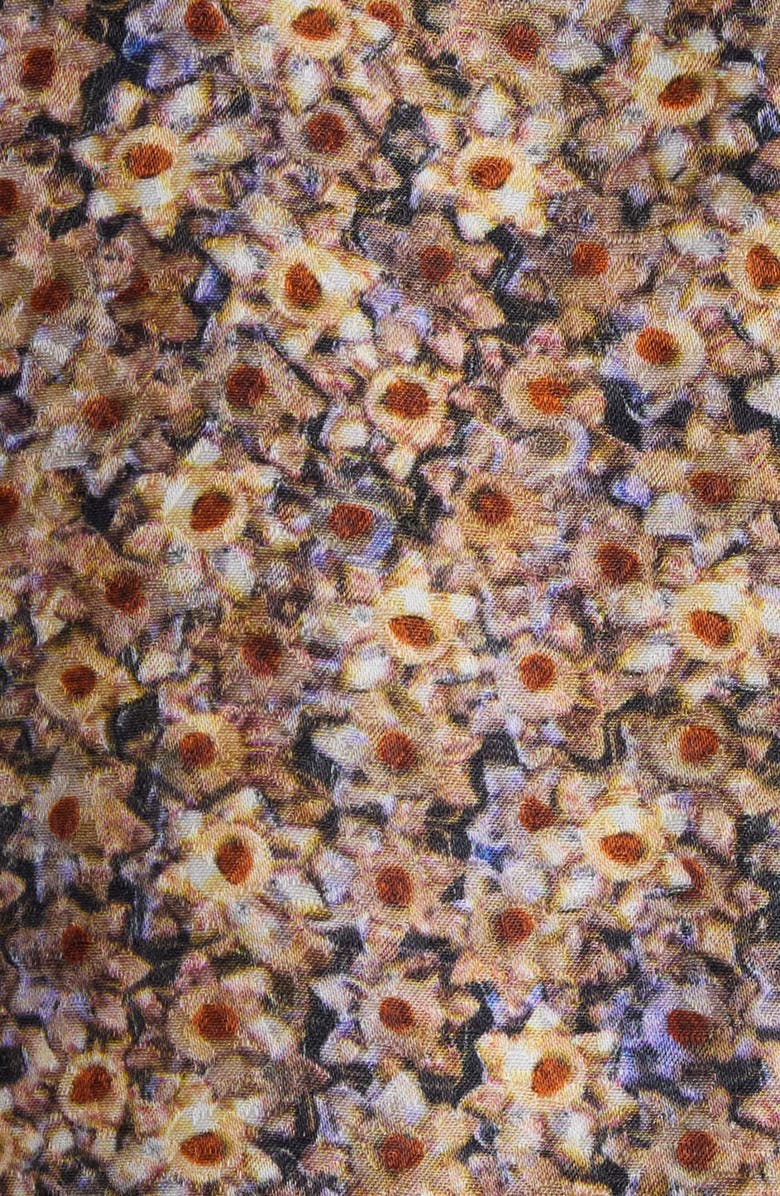 Isabel Marant Lonea Floral Top, Alternate, color, Ochre