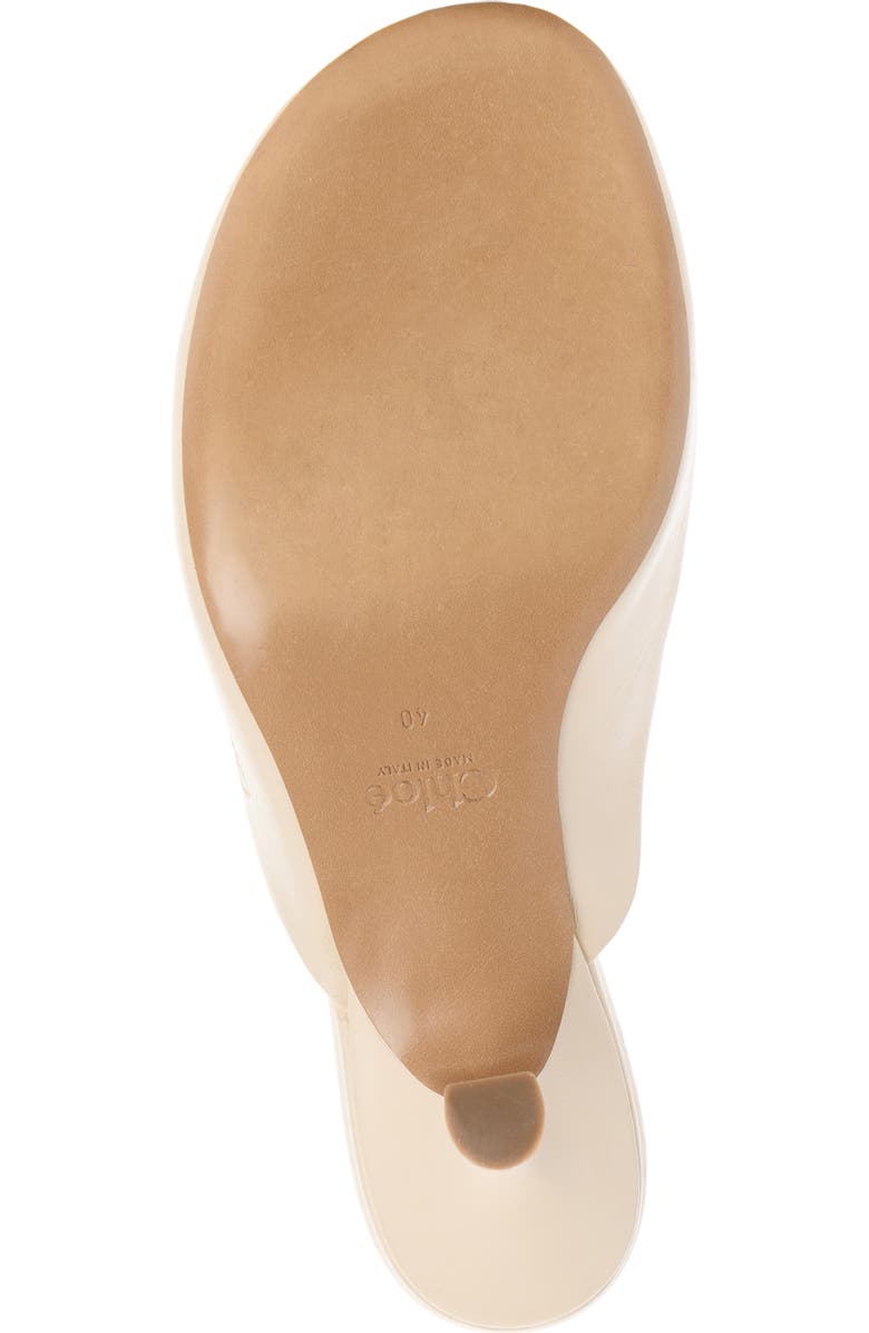Chloé Junie Kitten Heel Mule, Alternate, color, Soft Ivory