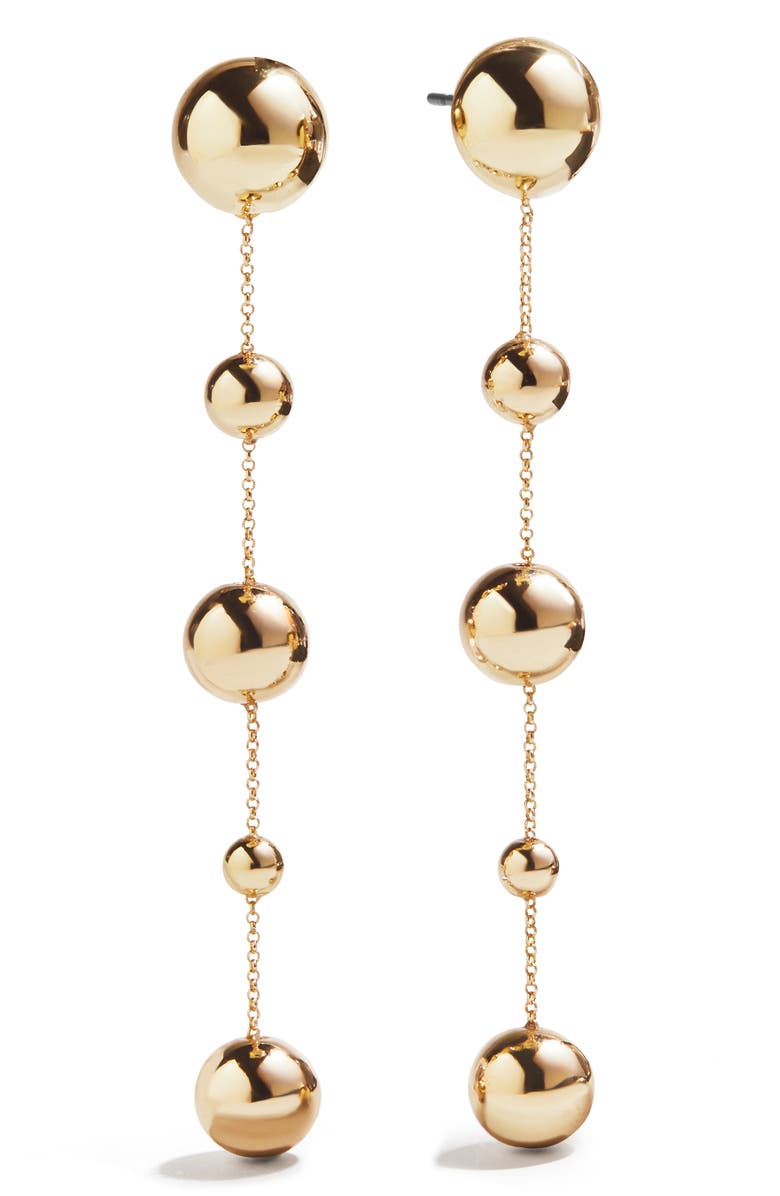 BaubleBar Blair Drop Earrings, Main, color, Gold