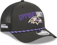 New Era Men's New Era Black Baltimore Ravens 2025 Inspire Change 9FORTY M-Crown Adjustable Hat