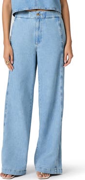 PAIGE Rumi High Waist Wide Leg Jeans