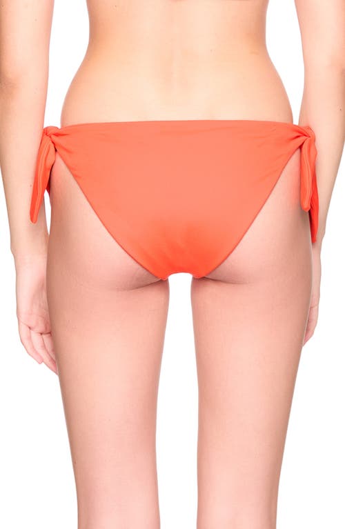 Susana Monaco Adjustable Tie Bikini Bottoms In Red