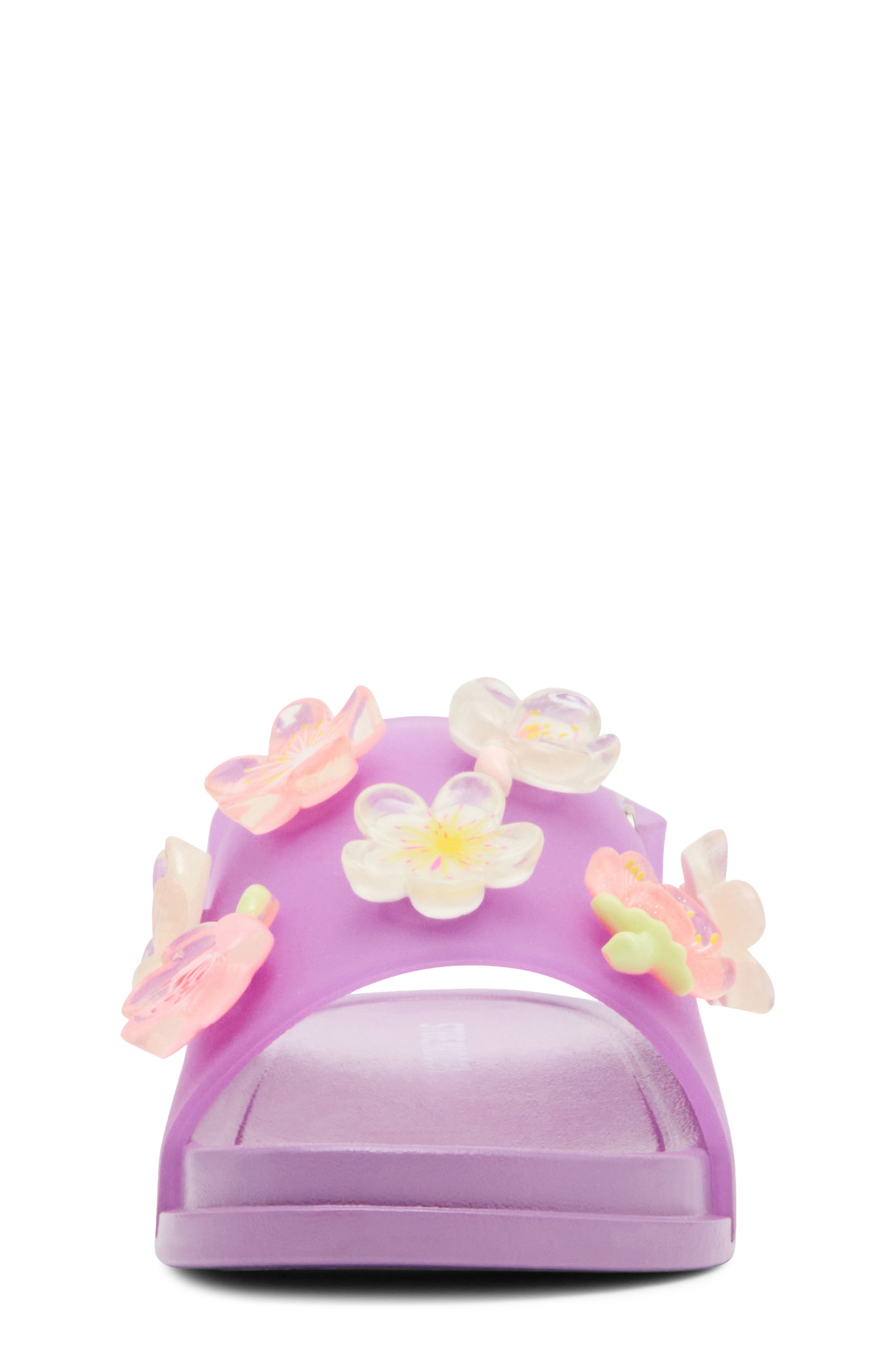 Steve Madden Kids' Tivey Floral Slingback Sandal, Alternate, color, Purple