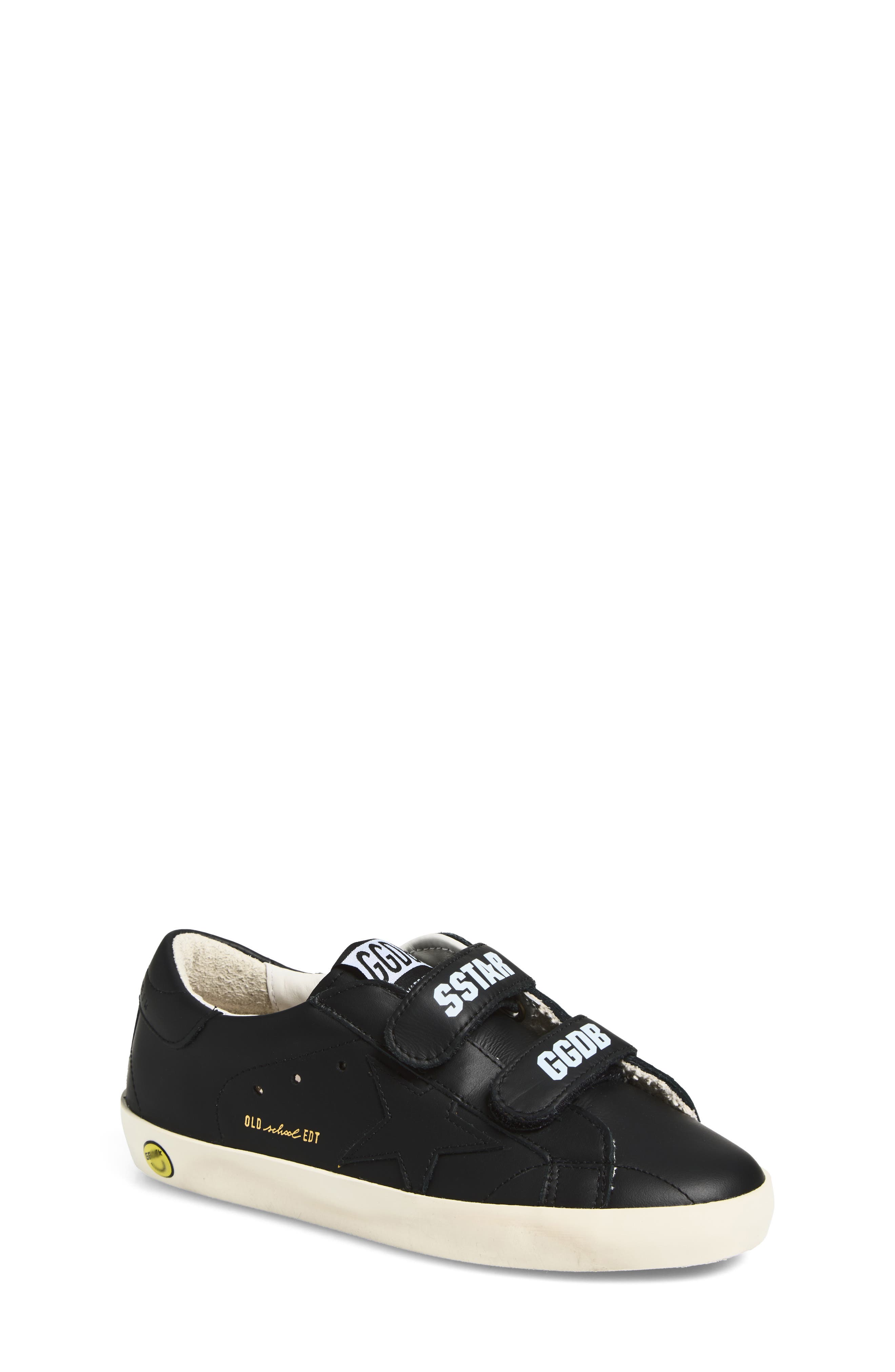 Golden Goose Kids' Old School Low Top Sneaker, Main, color, Black