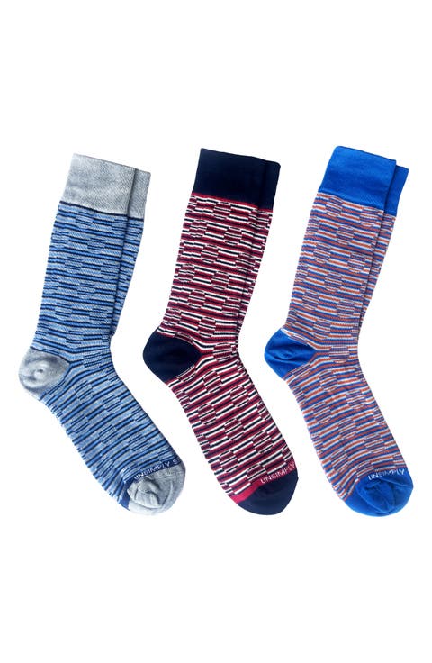 Assorted 3-Pack Crew Socks