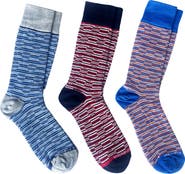 UNSIMPLY STITCHED Assorted 3-Pack Crew Socks