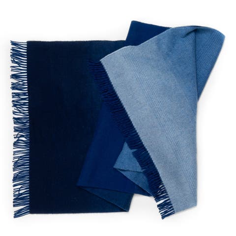 Whisper Ombre Merino Wool Throw