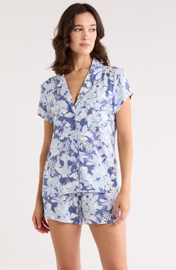 Nordstrom Rack Tranquility Shortie Pajamas In Blue
