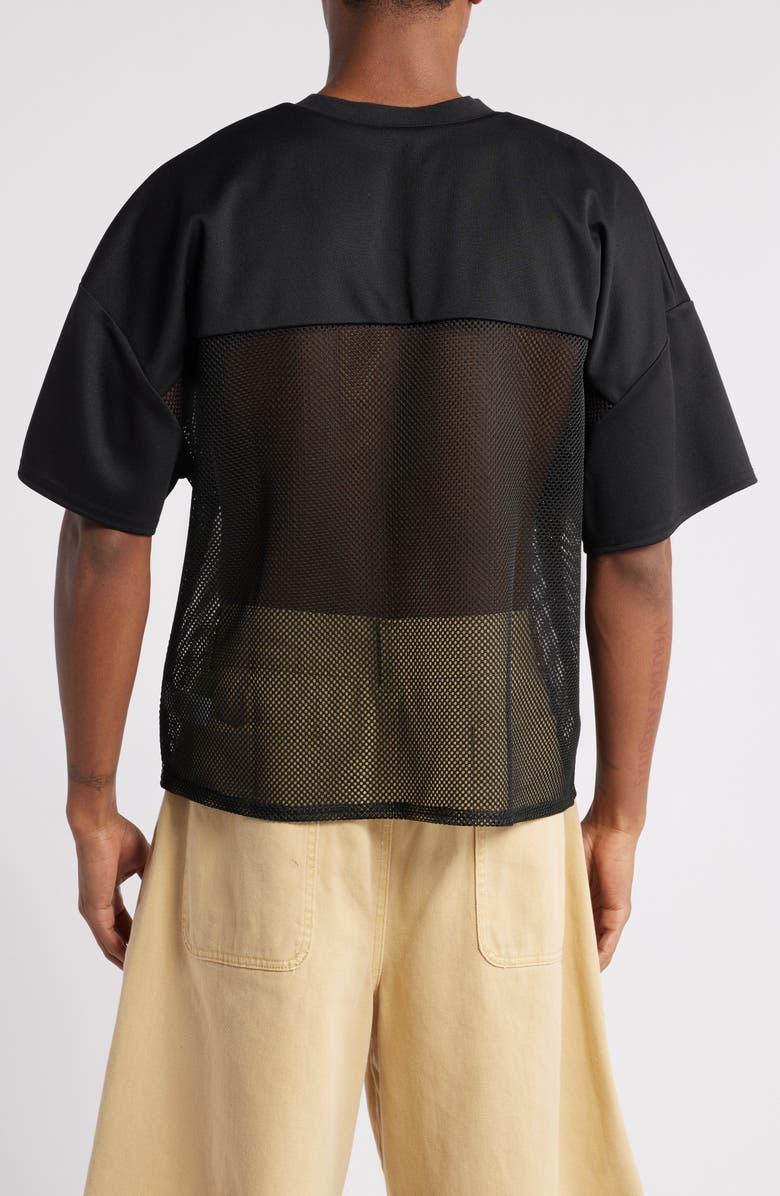 Elwood Graphic Football Jersey, Alternate, color, Black