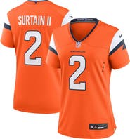 Nike Women's Nike Patrick Surtain II Orange Denver Broncos Mile High Collection Game Jersey