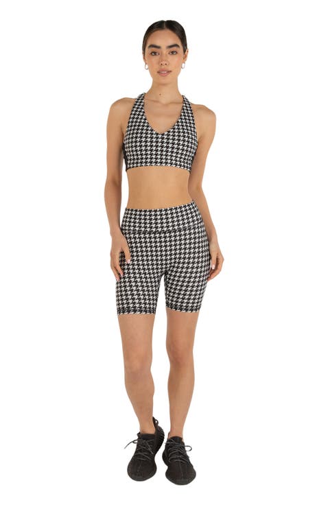 Hybrid Fleece Biker Shorts High Waist 6"