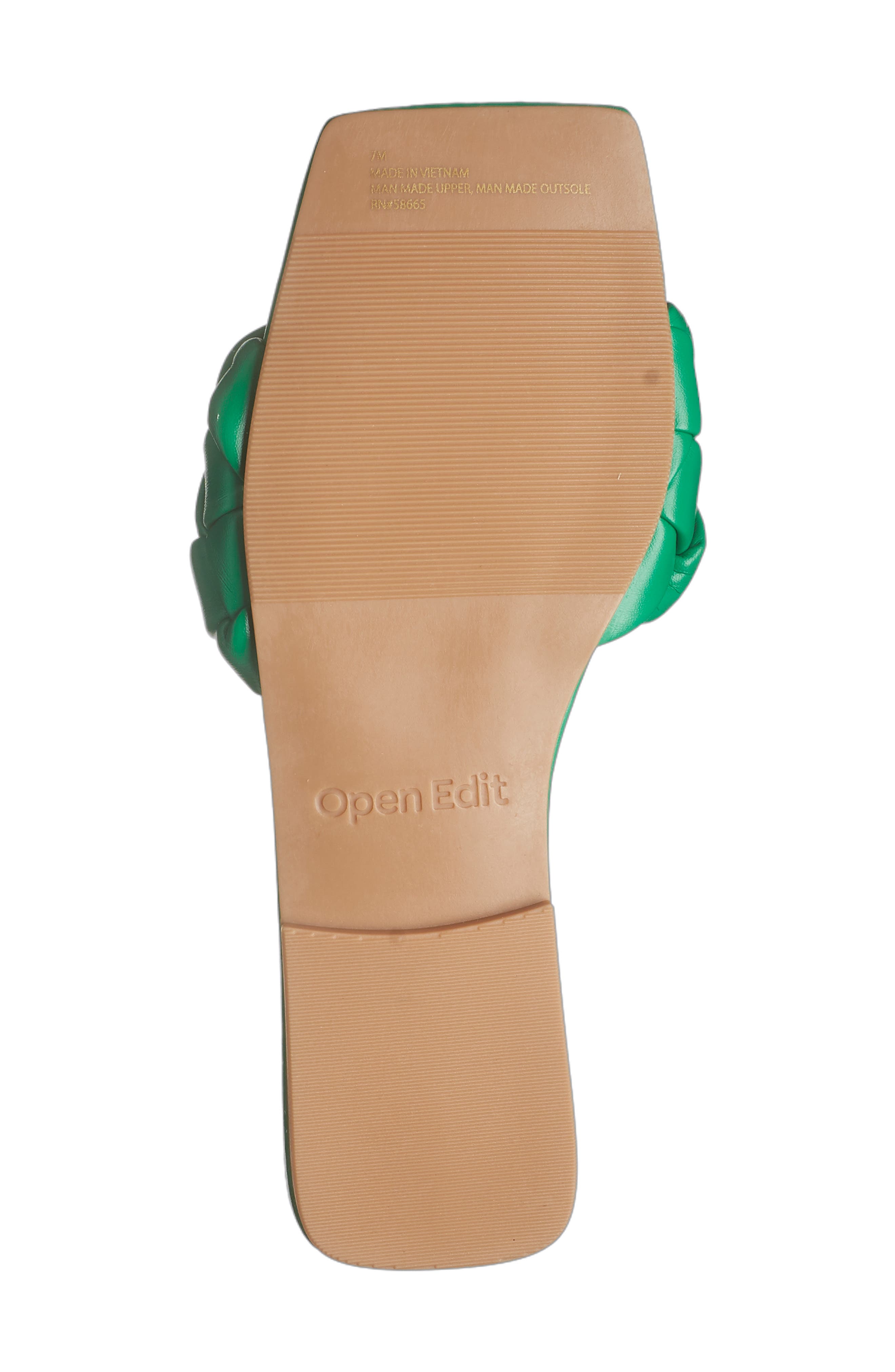 Open Edit Lucca Slide Sandal, Alternate, color, 