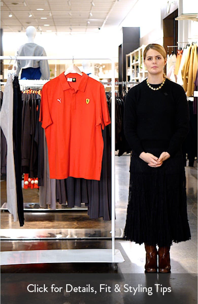 Scuderia Ferrari Sportswear Logo Cotton Polo, sales video thumbnail