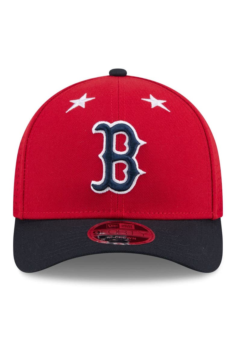 Men's New Era Red/Navy  Boston Red Sox 2025 MLB All-Star Game 9FORTY M-Crown Adjustable Hat, Alternate, color, Red