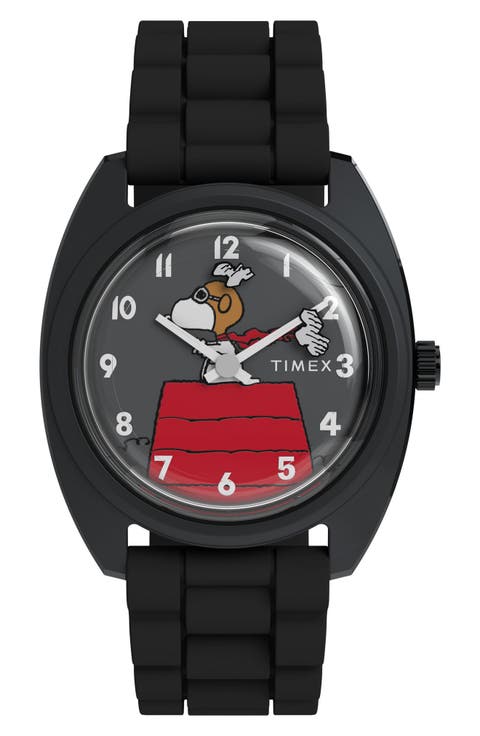 Peanuts® x Timex 1979 Reissue Inspired37mm Silicone Strap Watch