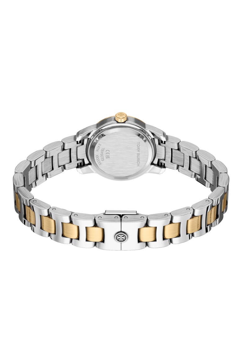 The Small Miller Two-Tone Bracelet Watch, 28mm, Alternate, color, GREEN/ TWO TONE