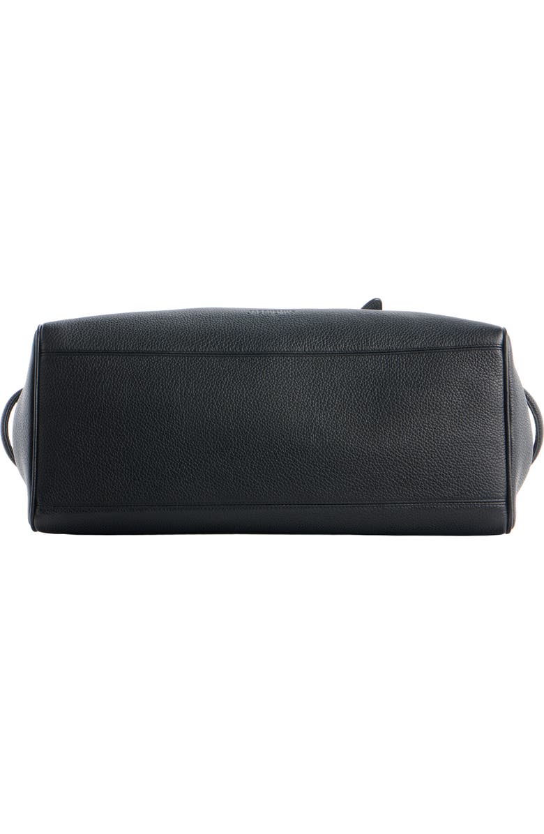 Jacquemus Le Turismo Leather Bowling Bag, Alternate, color, Black