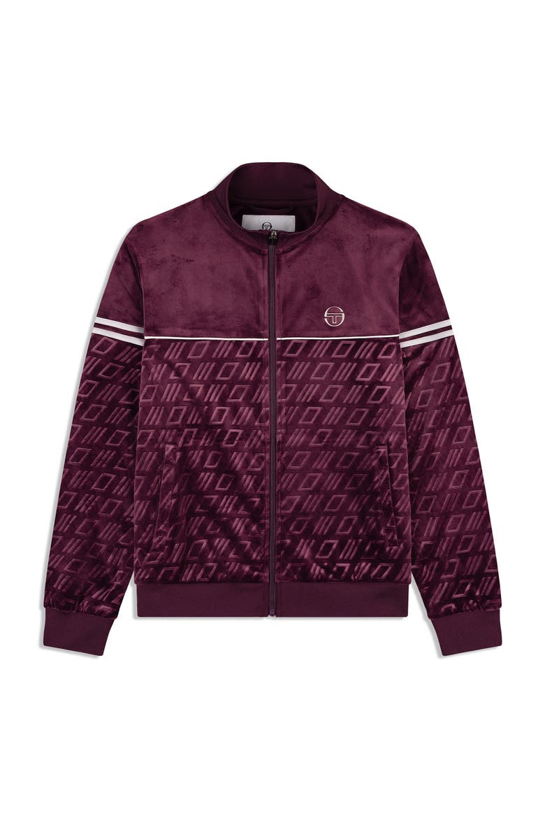 Bandiera Track Jacket, Alternate, color, POTENT PURPLE