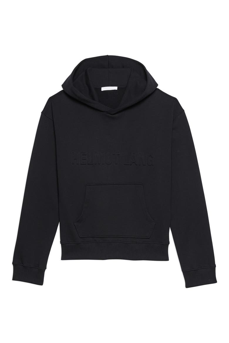 Embossed Studio Logo Hoodie, Alternate, color, BLACK
