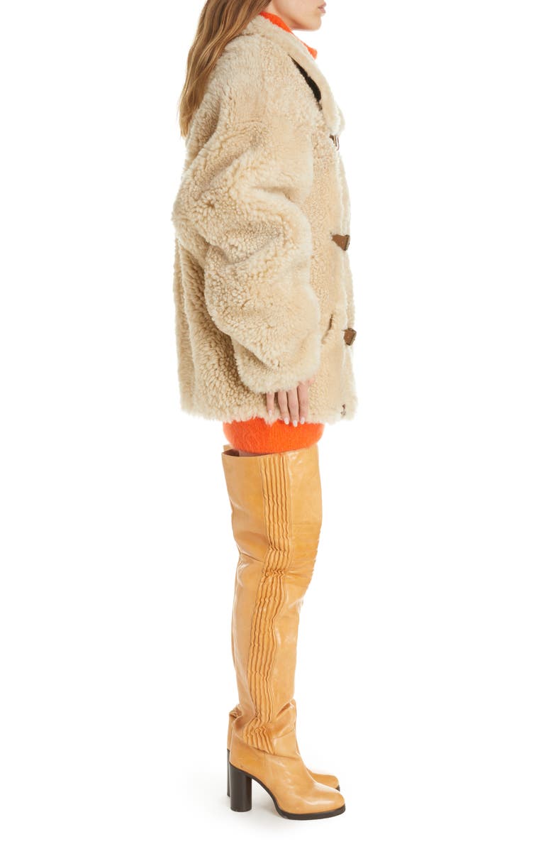 Isabel Marant Bealila Genuine Shearling Coat, Alternate, color,