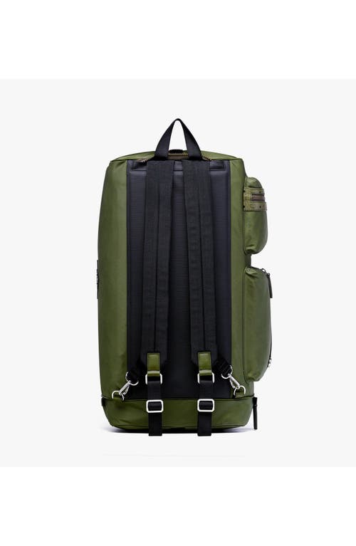 Mcm Ottomar Weekender Backpack In Green