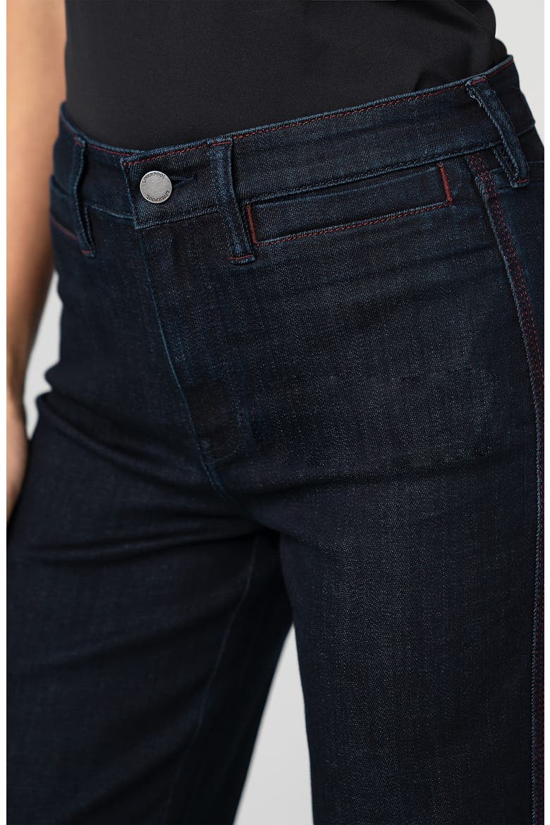 Kennedy Side Stitch Straight Leg Jeans, Alternate, color, MIDNIGHT ECLPSE