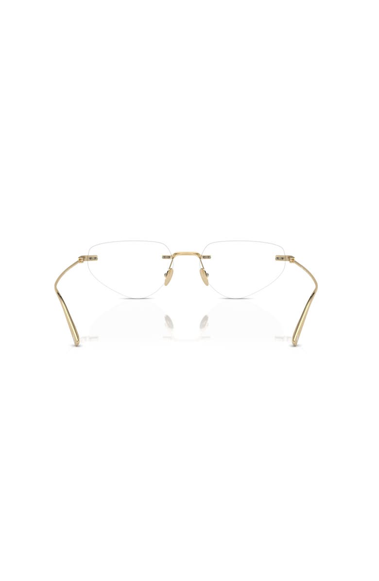 Ferrari 55mm Irregular optical glasses, Alternate, color, Gold