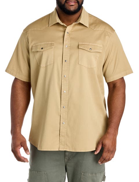 Big & Tall Western-Inspired Sport Shirt