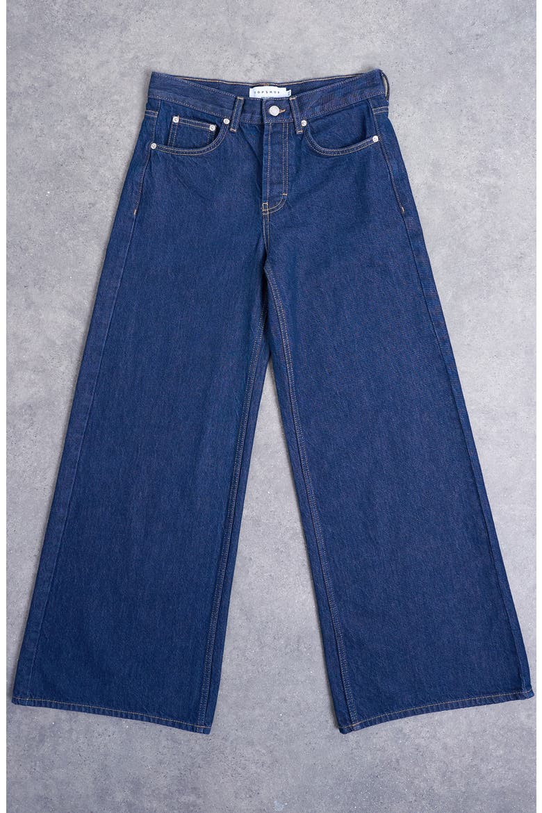 Horizon Wide Leg Jeans, Alternate, color, MEDIUM BLUE