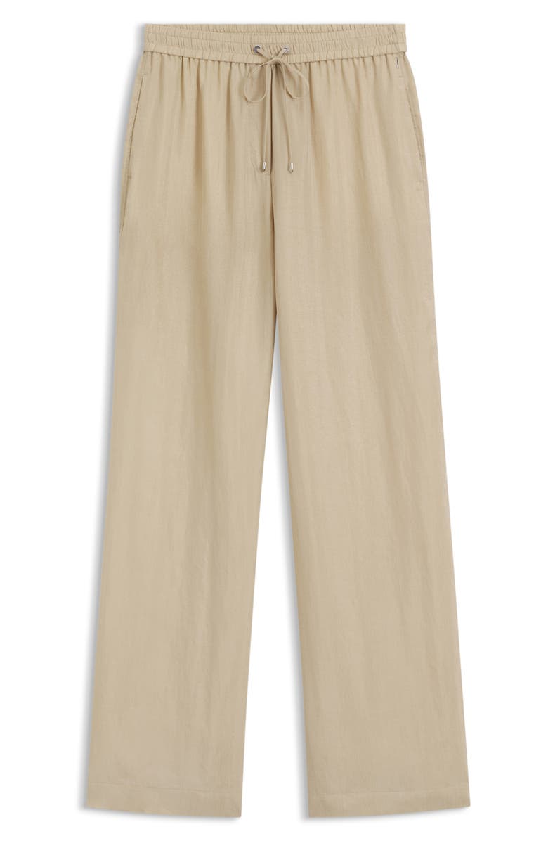 BOSS Tavati Wide Leg Pants, Alternate, color, Pumice