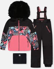 Deux par Deux Play Zebra Jacket & Reinforced Pants Two Piece Snowsuit