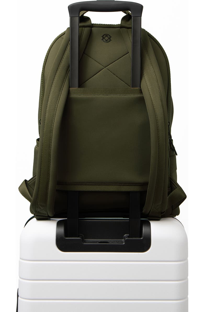 Dagne Dover Dakota Large Neoprene Backpack, Alternate, color, Dark Moss