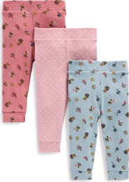 Mini Boden Kids' 3-Pack Pointelle Leggings